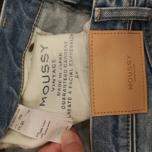 đź’•MOUSSY VINTAGEđź’• Siena Mid-Rise Straight-Leg Jeans ~ 110 Blue 29 NWT - Picture 16 of 16